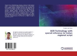 OCR Technology with special reference to Indian regional script