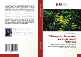 Tolérance des halophytes au stress salin et métallique