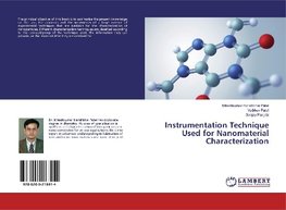 Instrumentation Technique Used for Nanomaterial Characterization