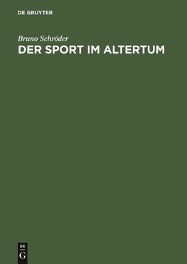 Der Sport im Altertum