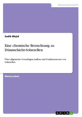 Eine chemische Betrachtung zu Dünnschicht-Solarzellen