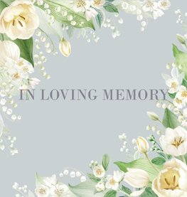 Condolence book for funeral (Hardcover)