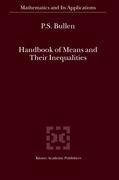 Handbook of Means and Their Inequalities