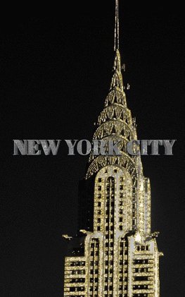 New York City  Gold Artist Drawing Journal