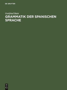 Grammatik der spanischen Sprache