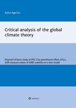 Critical analysis of the global climate theory