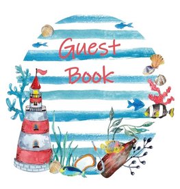 Guest Book, Visitors Book, Guests Comments, Vacation Home Guest Book, Beach House Guest Book, Comments Book, Visitor Book, Nautical Guest Book, Holiday Home, Bed & Breakfast, Retreat Centres, Family Holiday Guest Book (Hardback)