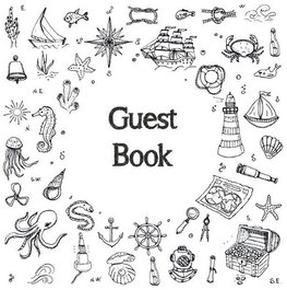 Guest Book, Visitors Book, Guests Comments, Vacation Home Guest Book, Beach House Guest Book, Comments Book, Visitor Book, Nautical Guest Book, Holiday Home, Bed & Breakfast, Retreat Centres, Family Holiday Guest Book (Hardback)