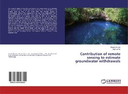 Contribution of remote sensing to estimate groundwater withdrawals