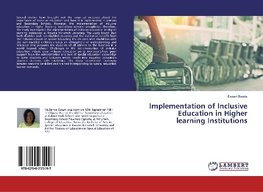 Implementation of Inclusive Education in Higher learning Institutions