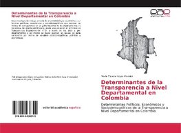 Determinantes de la Transparencia a Nivel Departamental en Colombia