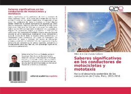 Saberes significativos en los conductores de motocicletas y mototaxis