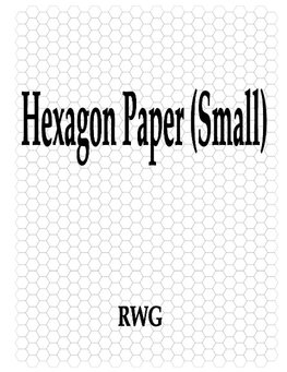 Hexagon Paper (Small)