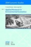 Applied Research in Environmental Economics