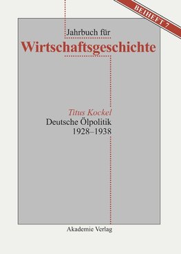 Deutsche Ölpolitik 1928-1938