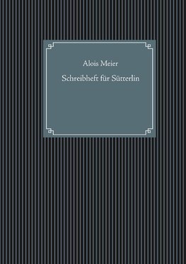 Schreibheft für Sütterlin