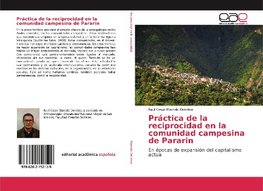 Práctica de la reciprocidad en la comunidad campesina de Pararin