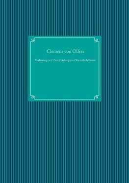 Verfassung und Zerstückelung des Oberstifts Münster