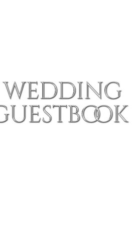 classic stylish Wedding Guest Book