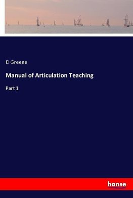 Manual of Articulation Teaching