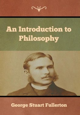 An Introduction to Philosophy