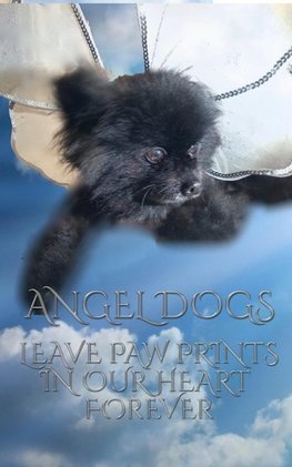 Angel Dog in heaven Writing drawing Journal