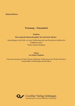 Trennung - Einsamkeit