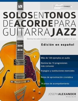 Solos en tonos de acorde para guitarra jazz