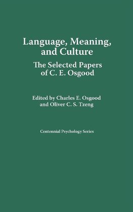 Language, Meaning, and Culture