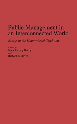 Public Management in an Interconnected World