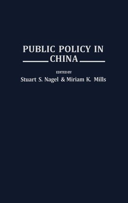 Public Policy in China