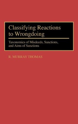 Classifying Reactions to Wrongdoing