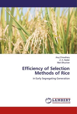 Efficiency of Selection Methods of Rice