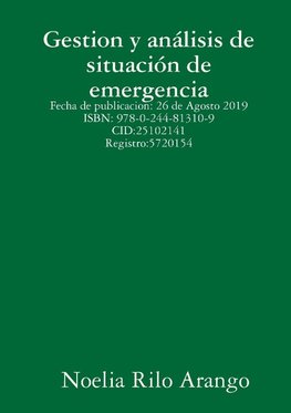 Gestion y análisis de situación de emergencia