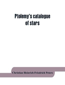 Ptolemy's catalogue of stars