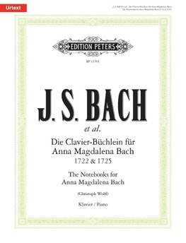 Die Clavier-Büchlein für Anna Magdalena Bach 1722 & 1725 -Urtext- (Auswahlausgabe · Selected Pieces)