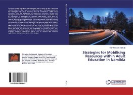 Strategies for Mobilising Resources within Adult Education in Namibia