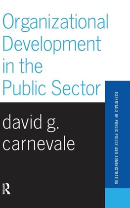 Organizational Development In The Public Sector