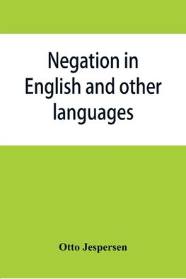 Negation in English and other languages