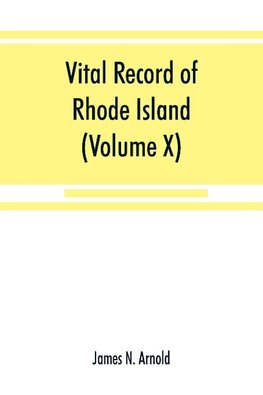 Vital record of Rhode Island