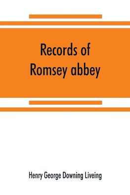 Records of Romsey abbey