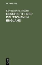 Geschichte der Deutschen in England