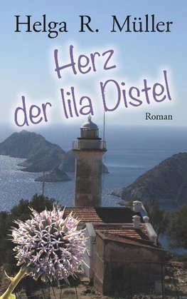 Herz der lila Distel