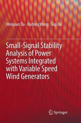 Small-Signal Stability Analysis of Power Systems Integrated with Variable Speed Wind Generators