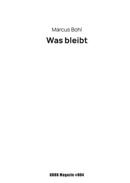 Was bleibt