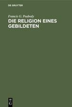 Die Religion eines Gebildeten