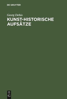 Kunst-historische Aufsätze