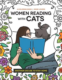 Women Reading with Cats