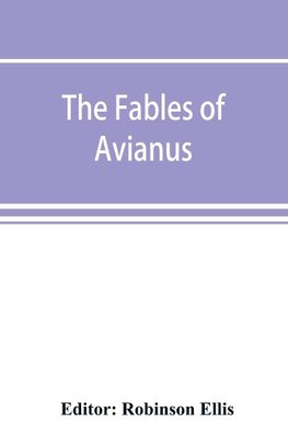 The fables of Avianus