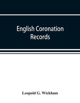 English coronation records